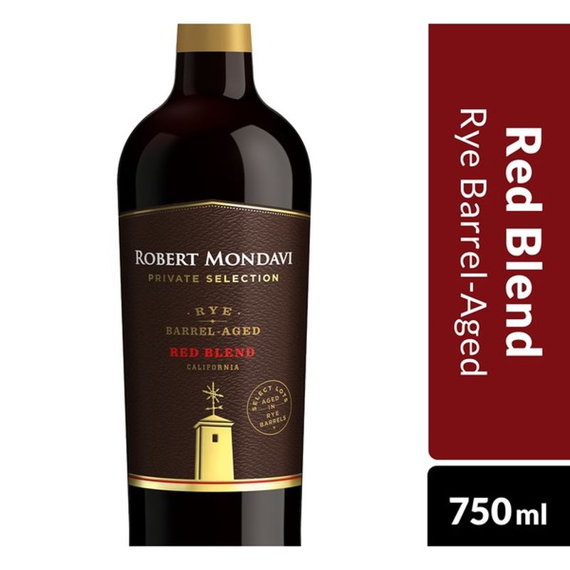 Robert Mondavi Private Selection Rye Barrel Aged Red Blend Red Wine