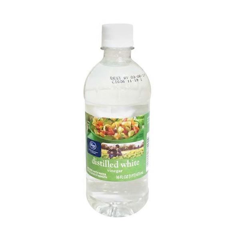 Kroger Distilled White Vinegar (16 fl oz) from FoodsCo Instacart