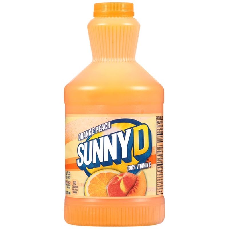 Sunny D Citrus Punch Orange Peach (64 fl oz) - Instacart