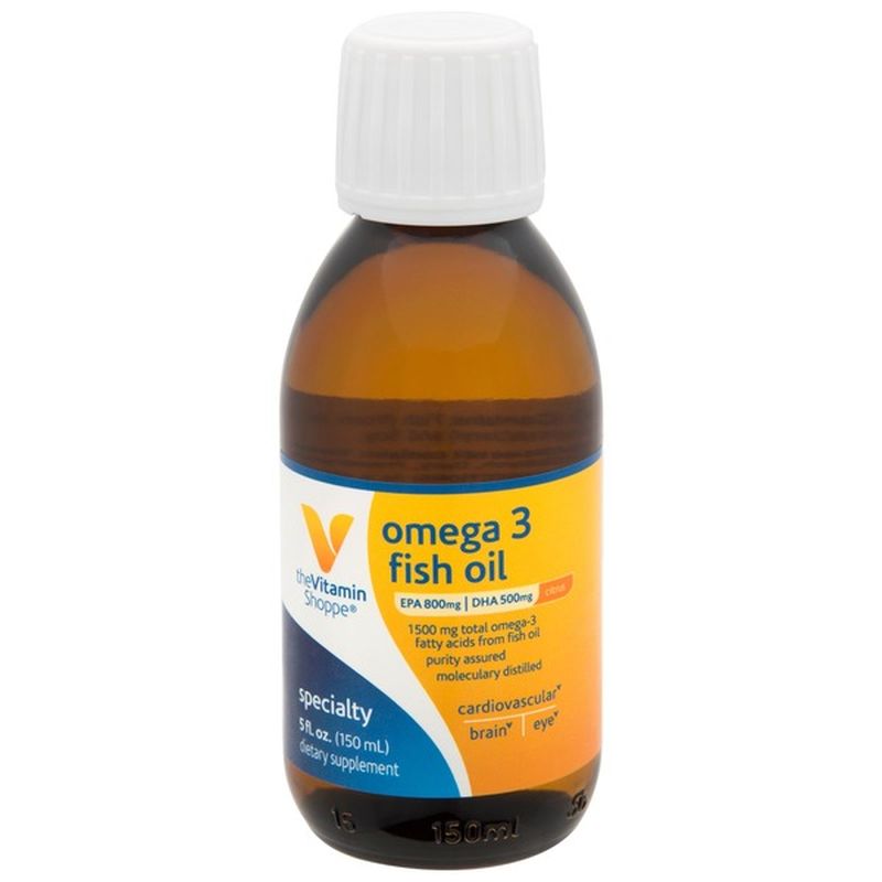 The Vitamin Shoppe Omega 3 Fish Oil 1,500 MG EPA 800mg / DHA 500mg
