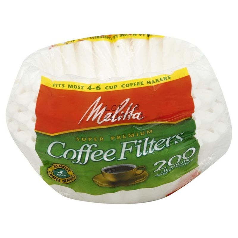 Melitta White Paper Basket Coffee Filters (200 each) from Safeway