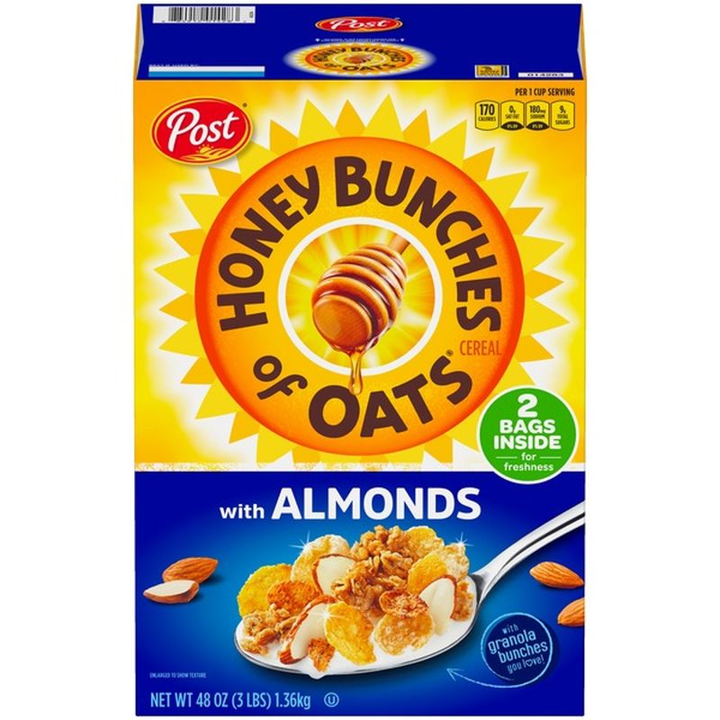 Honey Bunches Of Oats with Almonds Cereal (48 oz) from ...