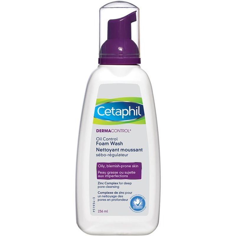 Cetaphil Derma Oil Control Foam Wash (236 ml) Instacart