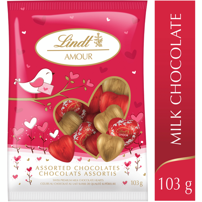 Lindt Valentines Hearts Bag