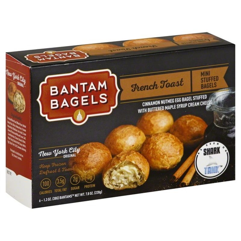 Bantam Bagels Bagels, Stuffed, French Toast, Mini (6 each) Instacart
