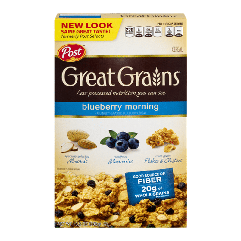 Post Blueberry Morning Cereal (13.5 oz) from Giant Food Instacart