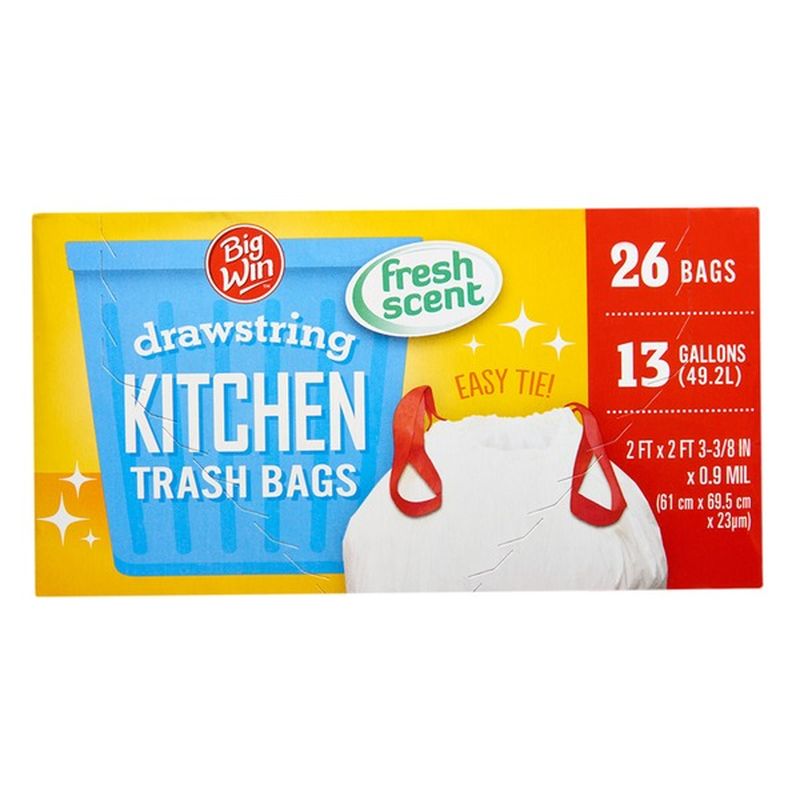 large kitchen trash bags