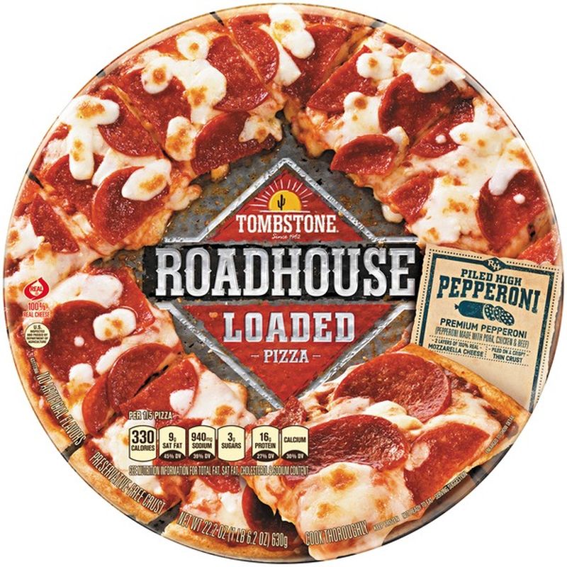 Tombstone Roadhouse Loaded Piled High Pepperoni Tombstone Roadhouse
