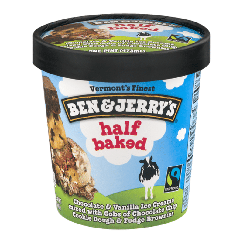 Ben & Jerry's Ice Cream Half Baked® (1 pt) from Giant Food - Instacart