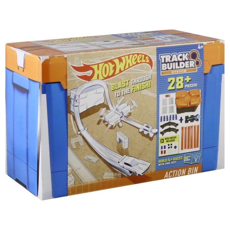 Hot Wheels Action Bin, Track Builder System (1 each) Instacart