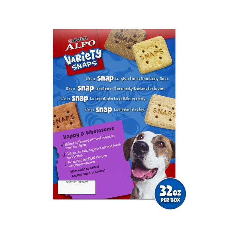 Purina ALPO Dog Treats, Variety Snaps Big Bites (32 oz) Instacart