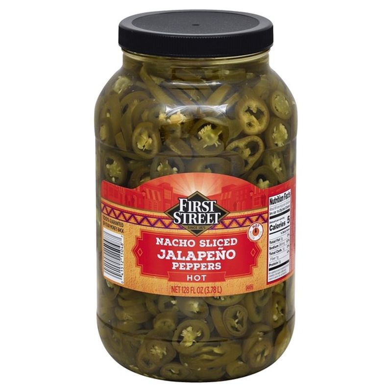 First Street Nacho Sliced Jalapeno Peppers