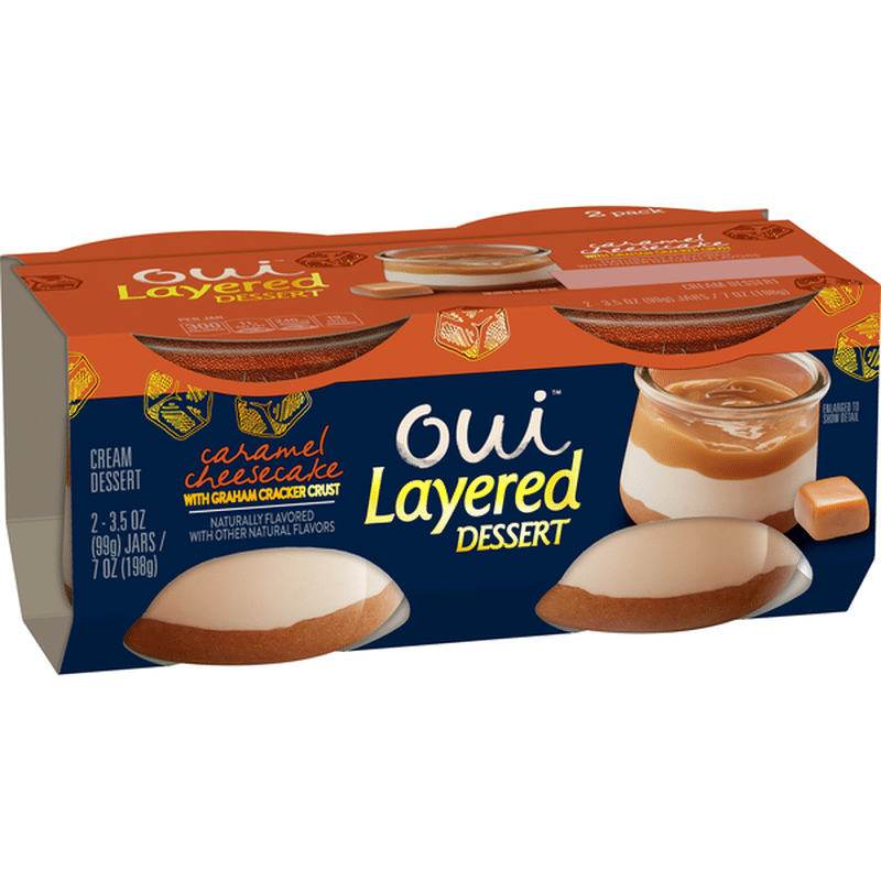Oui by Yoplait Layered Dessert, Caramel Cheesecake (2 each) Instacart