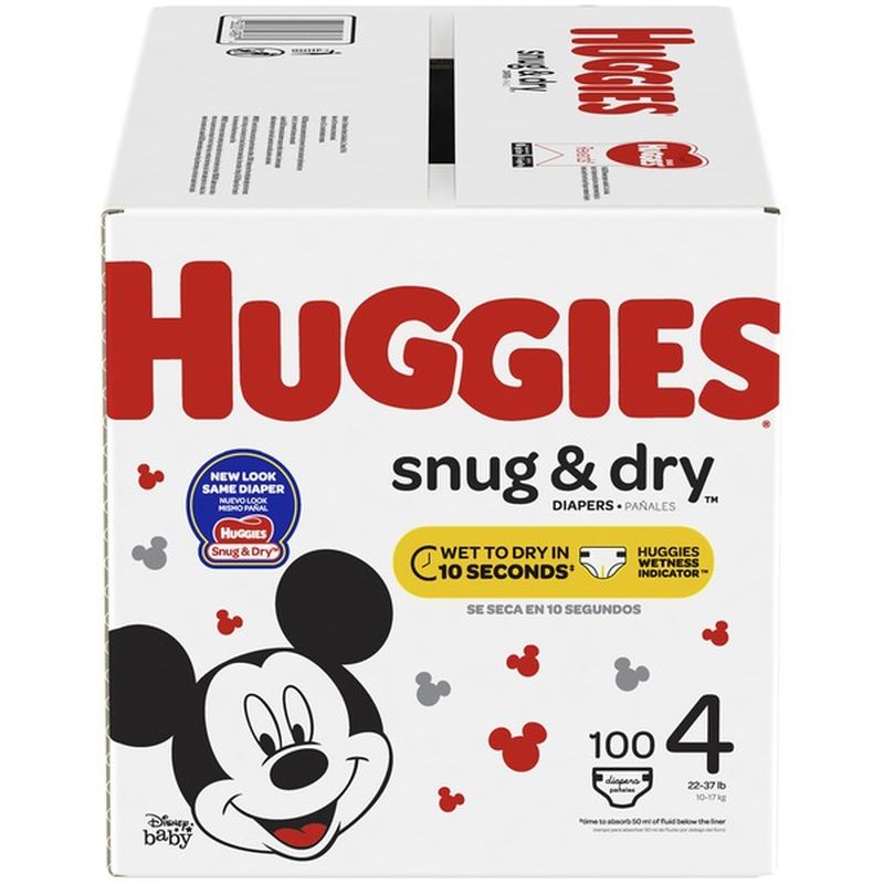 100 huggies diapers