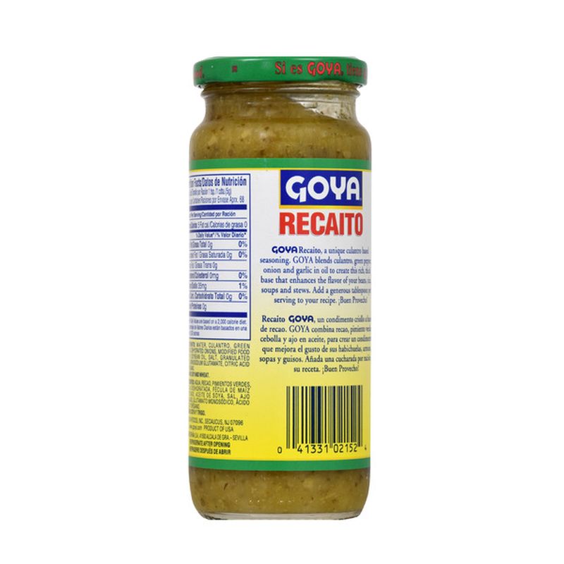 Goya Recaito Cilantro Cooking Base 12 Oz Instacart