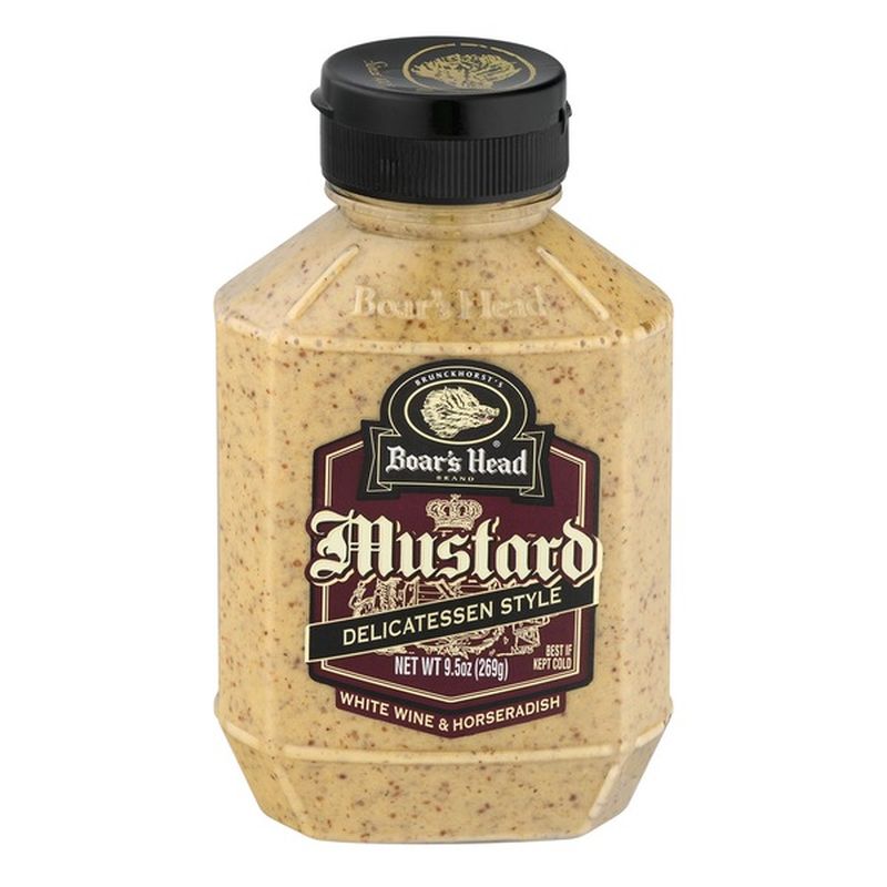 Boar's Head Mustard, Delicatessen Style (9.5 Oz) From Mollie Stone's ...