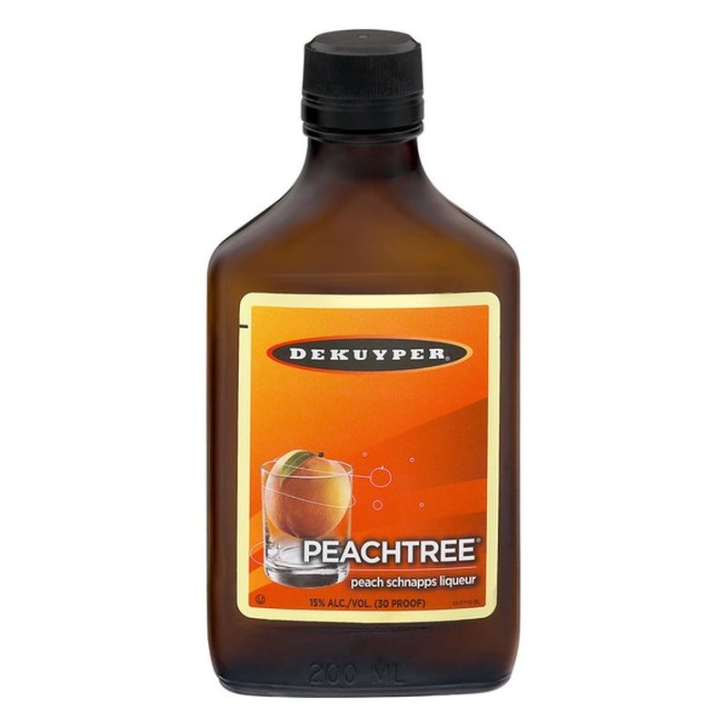 DeKuyper Peachtree Schnapps Liqueur (200 ml) Instacart