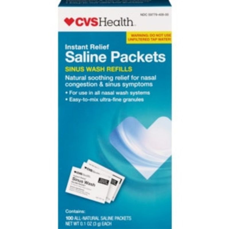 CVS Sinus Wash Refill Saline Packets (100 ct) Instacart