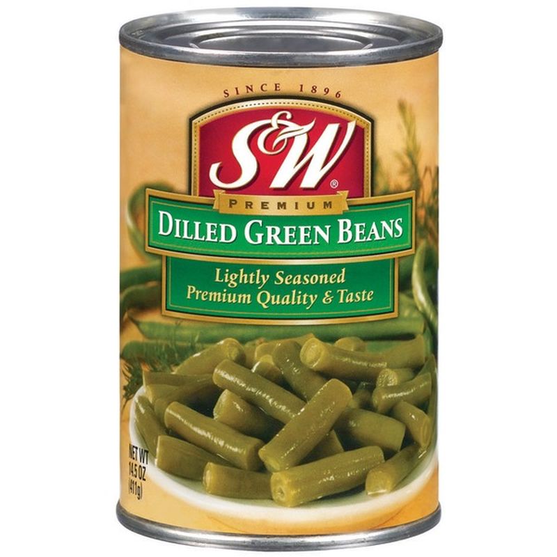 S&W Dilled Lightly Seasoned Green Beans (14.5 oz) Delivery or Pickup