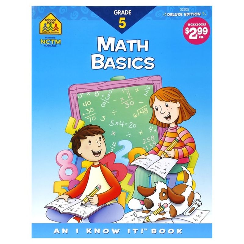 School Zone Deluxe Edition As I Know It Grade 5 Basic Math Workbook Each Delivery Or Pickup Near Me Instacart