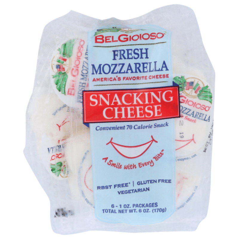 BelGioioso Fresh Mozzarella Snacking Cheese (6 ct) Instacart