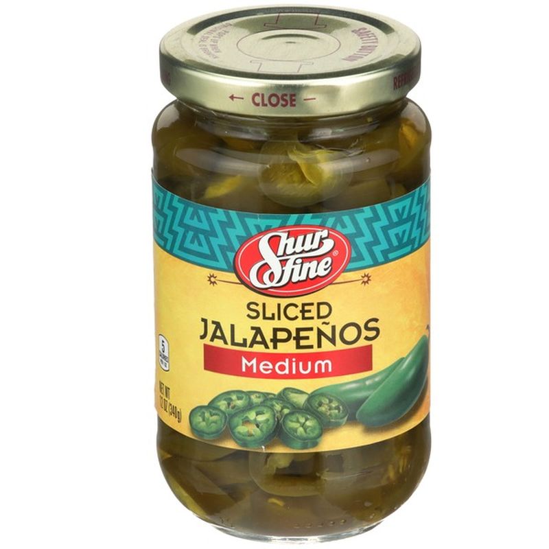 Shurfine Sliced Nacho Jalapenos in Glass Jar (12 oz) Instacart