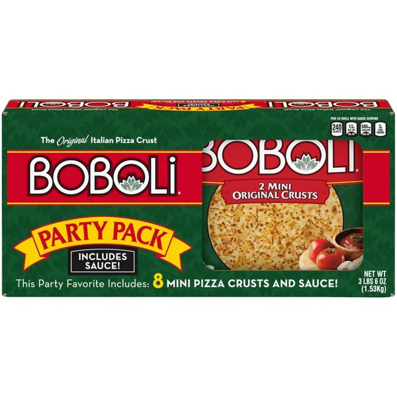 Boboli Party Pack Mini Pizza With Sauce (54 oz) from Costco Instacart