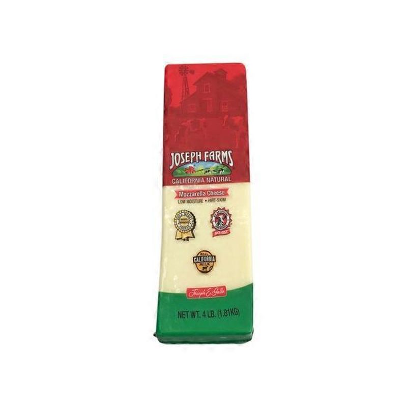 Joseph Farms Mozzarella Cheese (4 lb) from Super King - Instacart