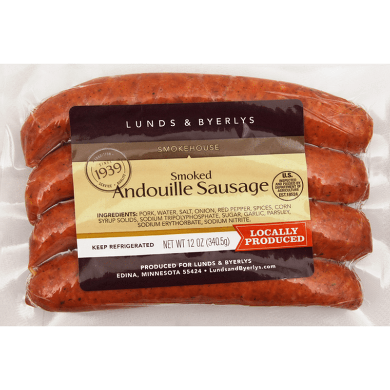 L&B Sausage, Andouille, Smoked (12 oz) Instacart