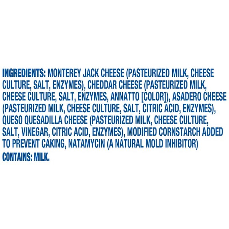 Kraft Mexican Style Four Chese Finely Shredded Natural Cheese