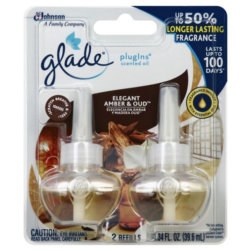 Glade PlugIns Scented Oil Elegant Amber & Oud