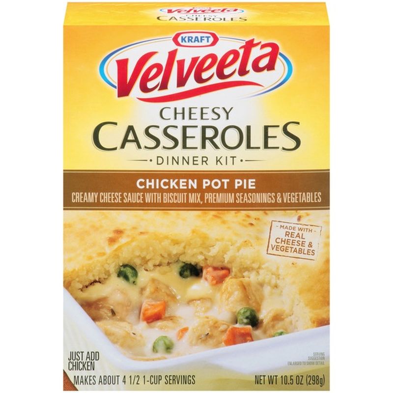 Kraft Cheesy Casseroles Chicken Pot Pie Dinner Kit 10 5 Oz Instacart