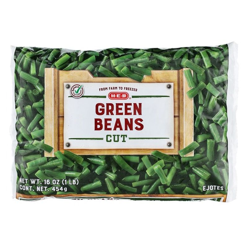 H-E-B Frozen Cut Green Beans (16 Oz) From H-E-B - Instacart