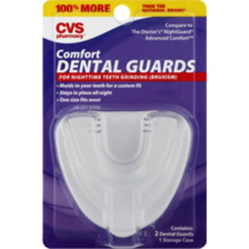 CVS Pharmacy Comfort Nightime Dental Guards (2 ct) Delivery or Pickup Near Me Instacart