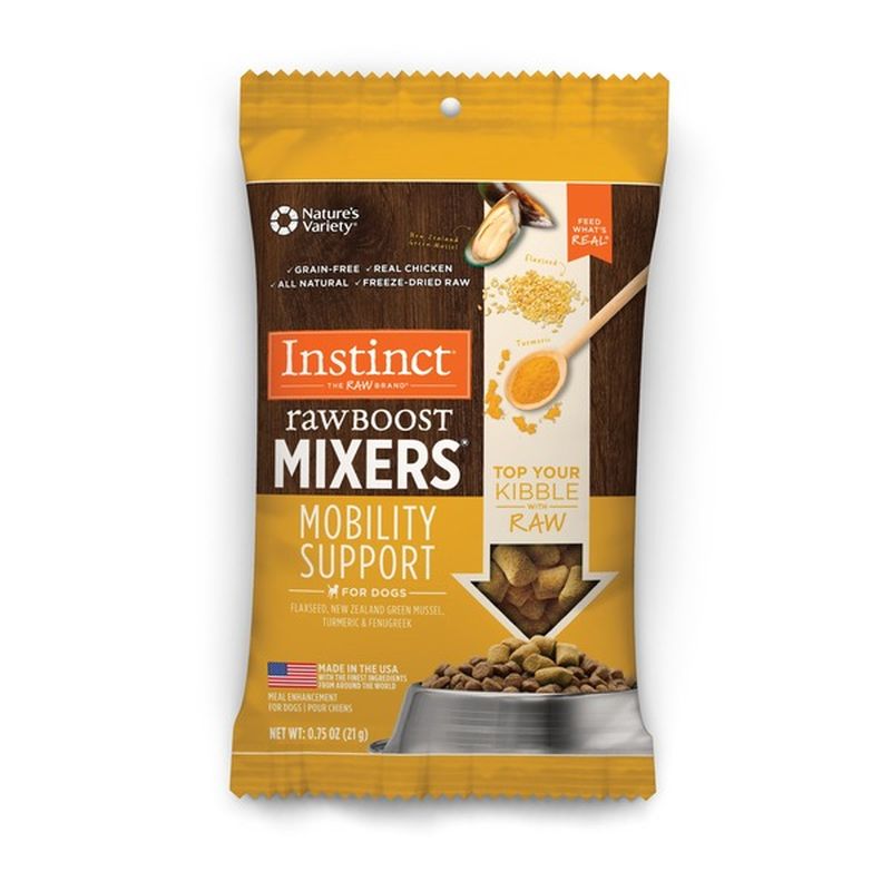 Instinct Raw Boost Mixers Mobility Support Recipe GrainFree Freeze