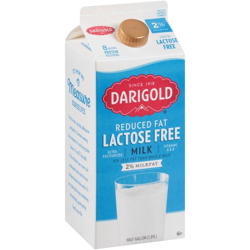 Darigold Lactose Free Reduced Fat Milk (1.89 L) Instacart