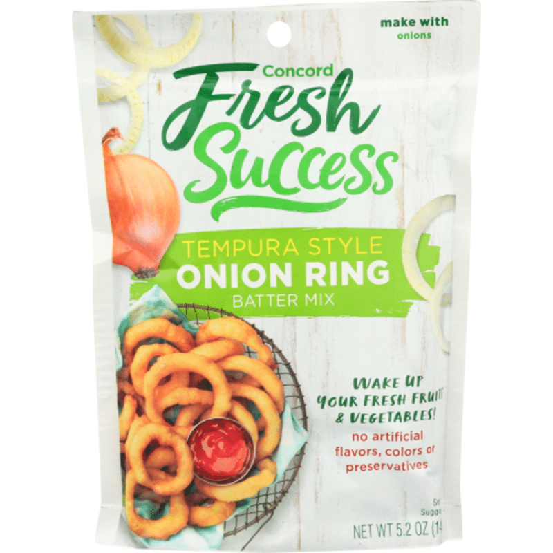 Concord Foods Batter Mix, Onion Ring, Tempura Style (5.2 oz) Instacart