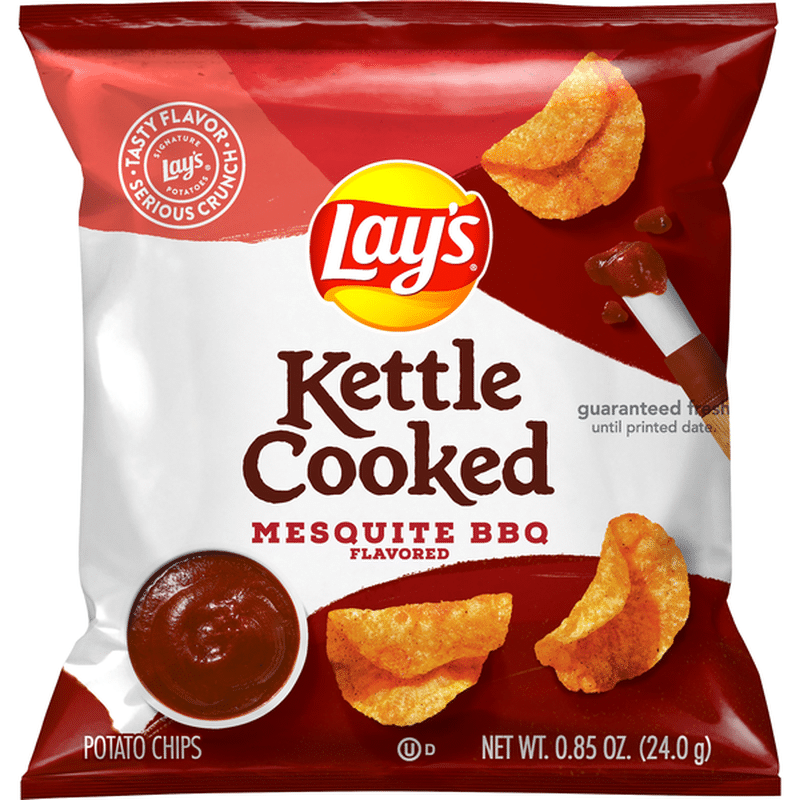 Lays Kettle Cooked Mesquite Bbq Potato Chips 085 Oz Instacart 7418