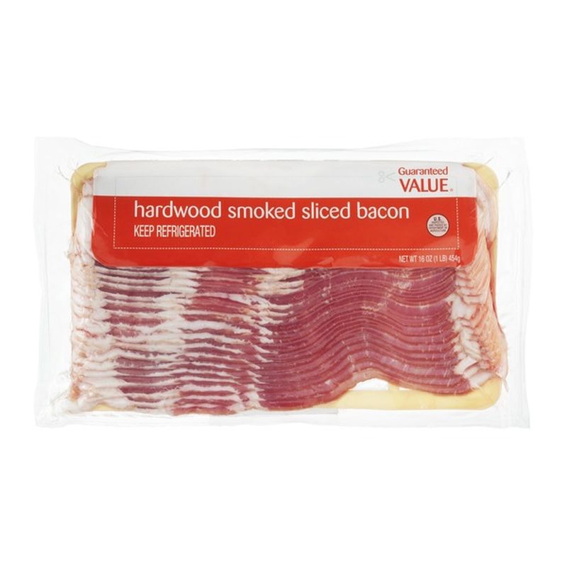 Guaranteed Value Bacon Hardwood Smoked Sliced (16 oz) - Instacart