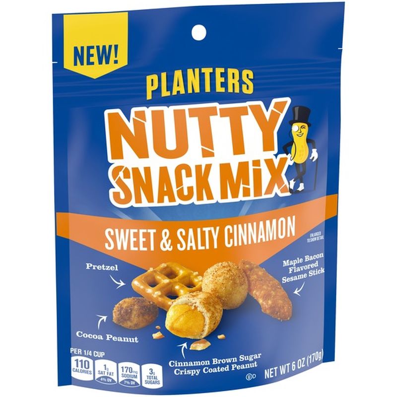 Planters Sweet Salty Cinnamon Nutty Snack Mix 6 Oz Instacart