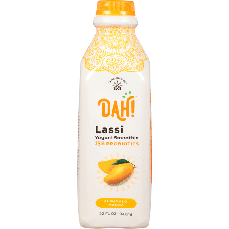 Dah! Alphonso Mango, Lassi Yogurt Smoothie (32 fl oz) Instacart