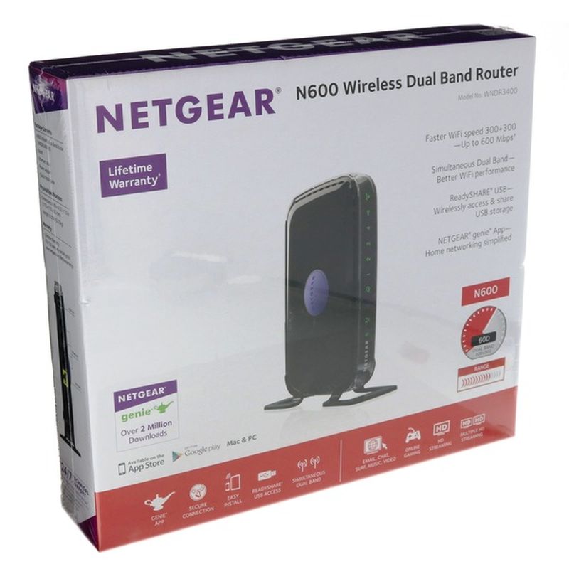 Netgear N600 Dual Band Wi-Fi Router