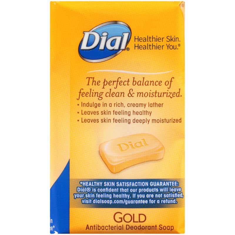Dial Antibacterial Deodorant Bar Soap, Gold (4 oz) Instacart