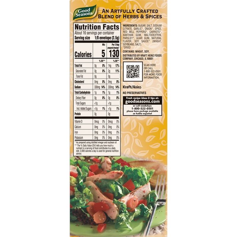 Good Seasons Italian with Cruet Salad Dressing & Recipe Mix (1.4 oz
