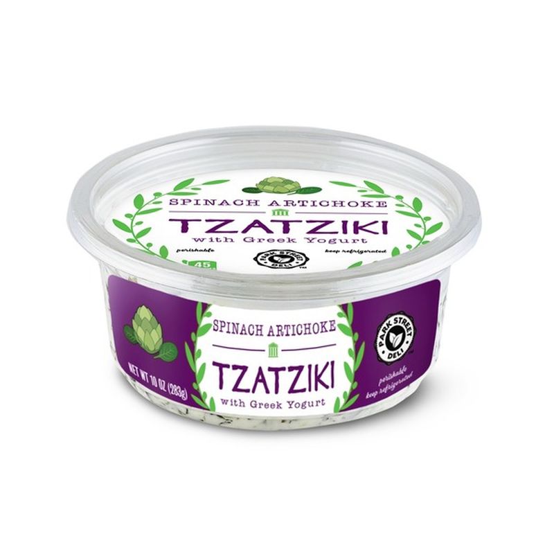 Park Street Deli Spinach Artichoke Tzatziki Dip (10 oz) Instacart