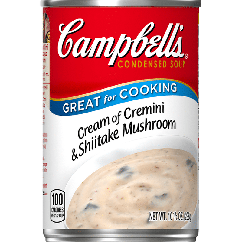 Campbell's® Cream of Cremini & Shiitake Mushroom Soup (10.5 oz) Instacart