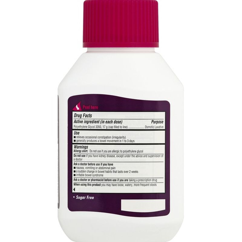 MiraLAX Osmotic Laxative, Powder for Solution, Unflavored (8.3 oz) from