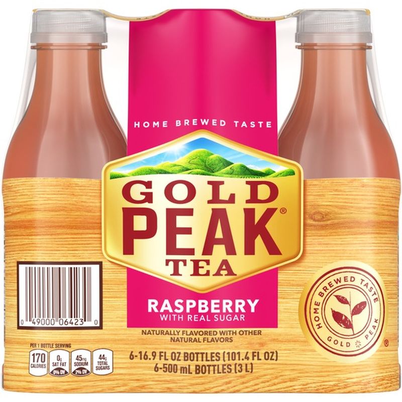 Gold Peak Raspberry Flavored Iced Tea Drink (16.9 oz) from Lucky