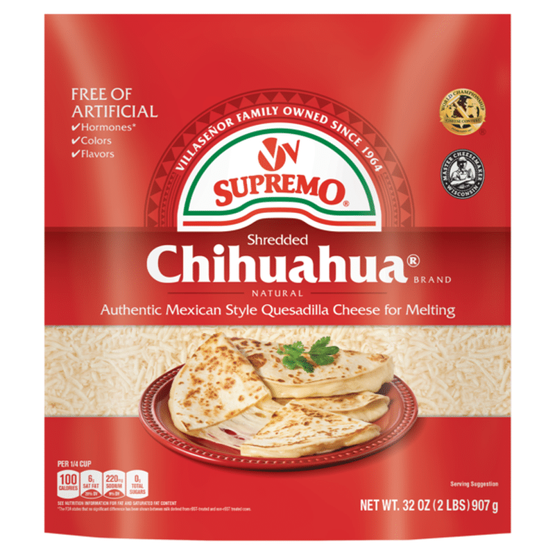 V&V Supremo Shredded Chihuahua Quesadilla Cheese (32 oz) Instacart