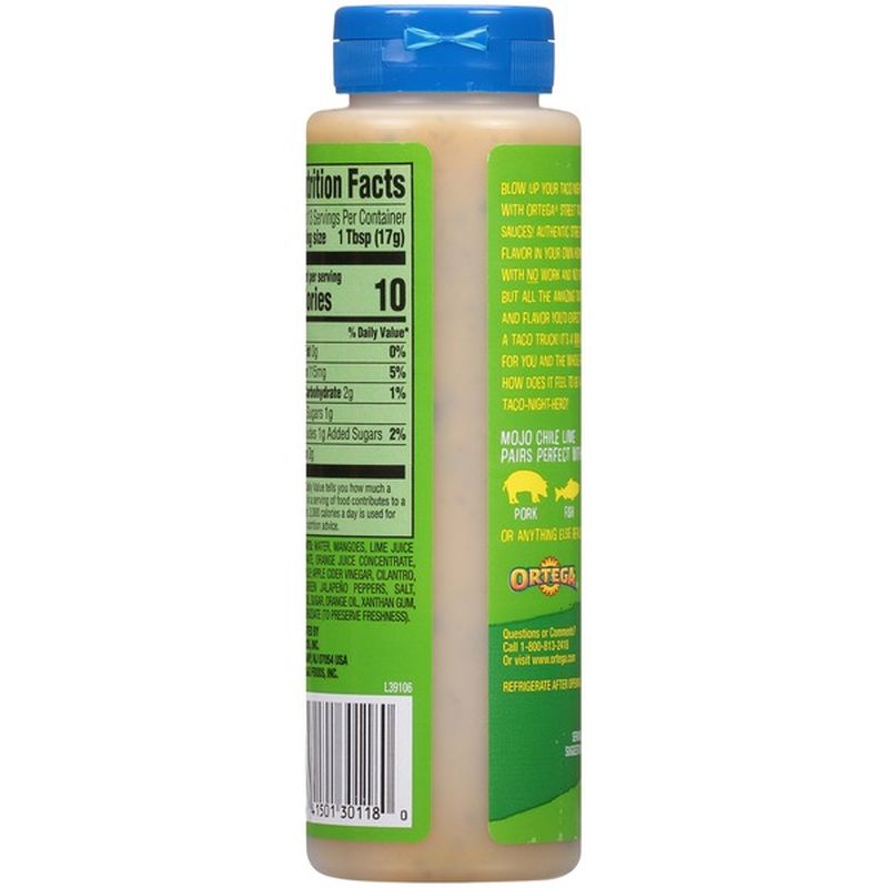 Ortega Mojo Chile Lime Street Taco Sauce (8 oz) Instacart